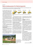 Neues Holzbausystem für Flächentragwerke