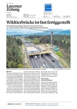 Wildtierbrücke A2 Neuenkirch