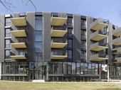 Fassadenansicht mit Balkone