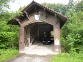 Vue du portail du pont