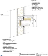 Raccord plafond - mur extérieur