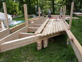 Zusammenbau des Turms