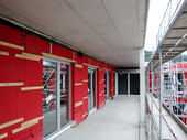 Arcades en cours de construction